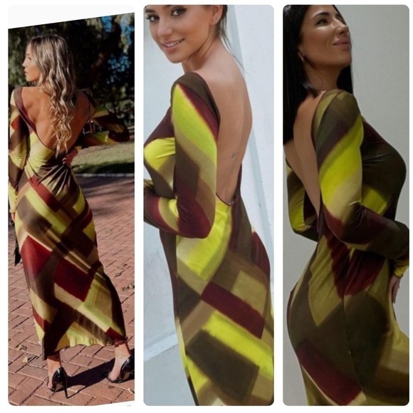 Zara NWT printed abstract dress - Picture 2 of 6